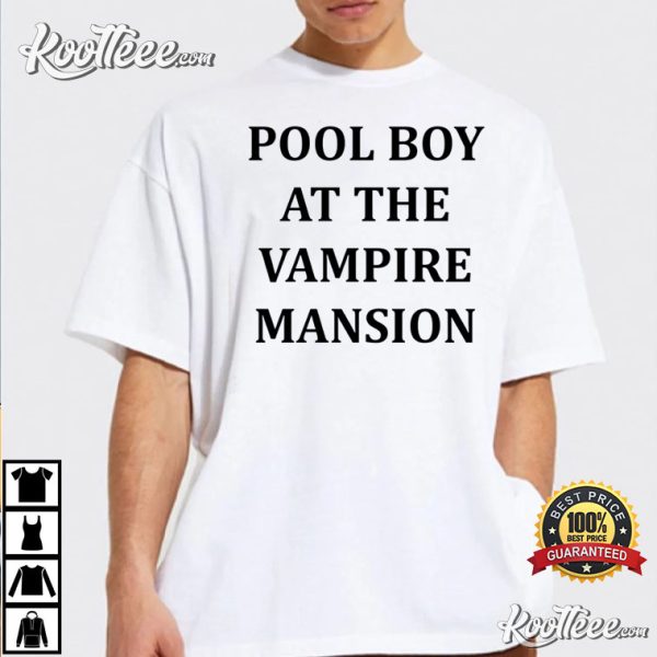 Pool Boy At The Vampire Mansion Gerard Way T-Shirt