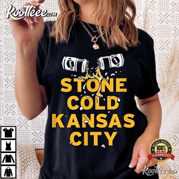 Stone Cold Kansas City Chiefs Football T-Shirt