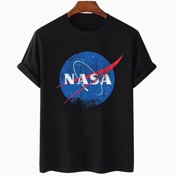 Nasa Logo Distressed Space T-Shirt