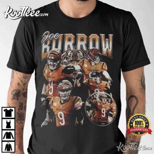 Joe Burrow 90s Vintage Cincinnati Bengals NFL Unisex T-Shirt