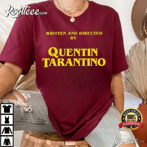 Written By Quentin Tarantino Top Tumblr 90’s T-Shirt