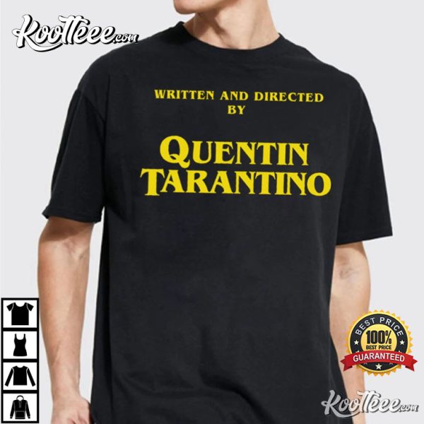 Written By Quentin Tarantino Top Tumblr 90’s T-Shirt