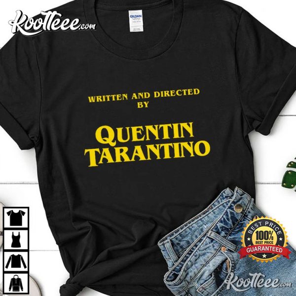 Written By Quentin Tarantino Top Tumblr 90’s T-Shirt