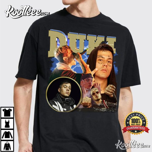 Rapper Duki Vintage 90s Bootleg Retro T-Shirt