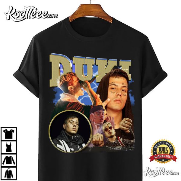Rapper Duki Vintage 90s Bootleg Retro T-Shirt