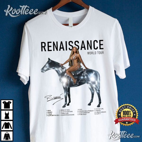 Beyoncé Renaissance World Tour 2023 Gift For Fans T-Shirt