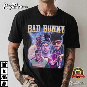 Bad Bunny Retro Vintage 90s Music Fans Gift T-Shirt