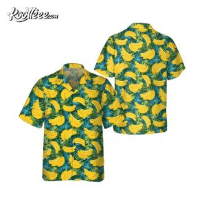 Banana Tropical Pattern Hawaiian Shirt Funny Banana Shirt For Adults Banana Pattern Shirt koolteee