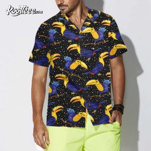 Tropical Colorful Toucan Summer Hawaiian Shirt