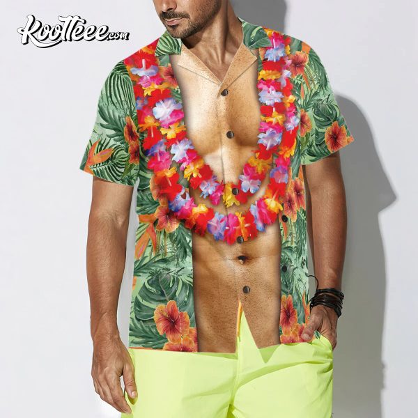 Funny Aloha Tropical Flowers Hawaiian Shirt