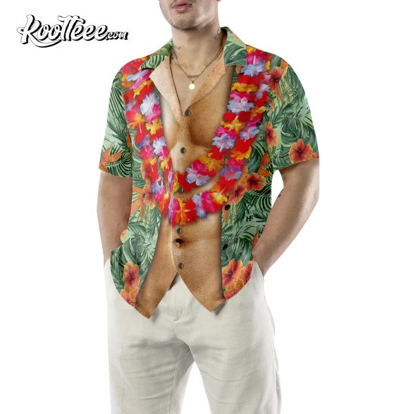 Funny Aloha Tropical Flowers Hawaiian Shirt