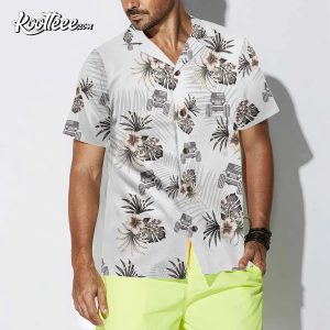 Jeep And Hibiscus Tropical Pattern Hawaiian Shirt