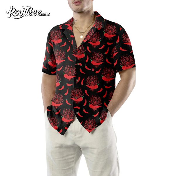 Red Hot Chilli Pepper Funny Hawaiian Shirt