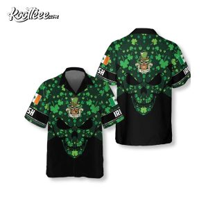 St Patrick’s Day Skull Cool Hawaiian Shirt