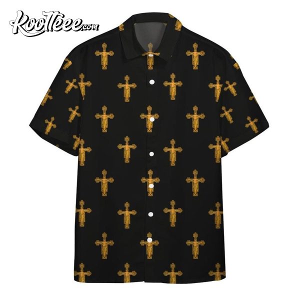 Medieval Style Jesus Christ Hawaiian Shirt