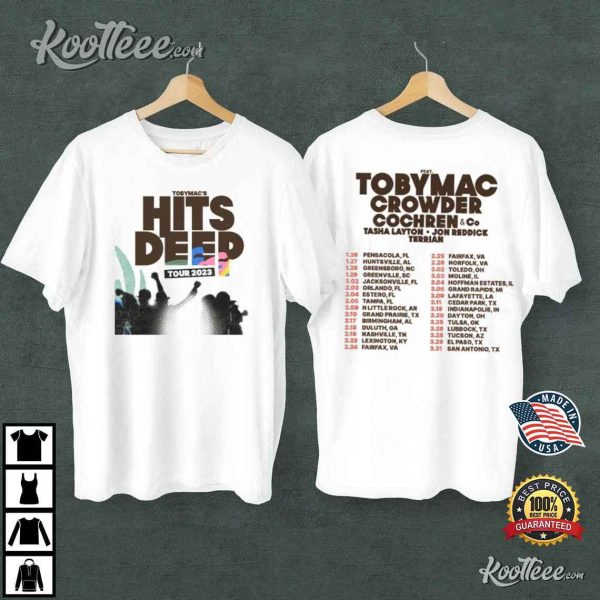 Tobymac Hits Deep Tour 2023 Merch T-Shirt