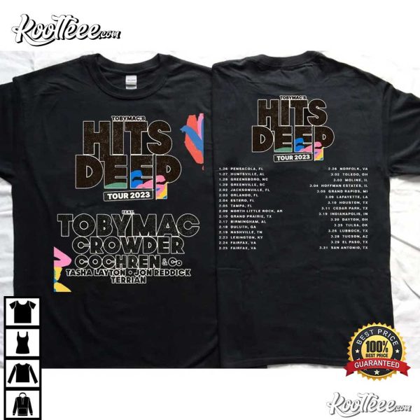 Tobymac Hits Deep Tour 2023 Concert T-Shirt