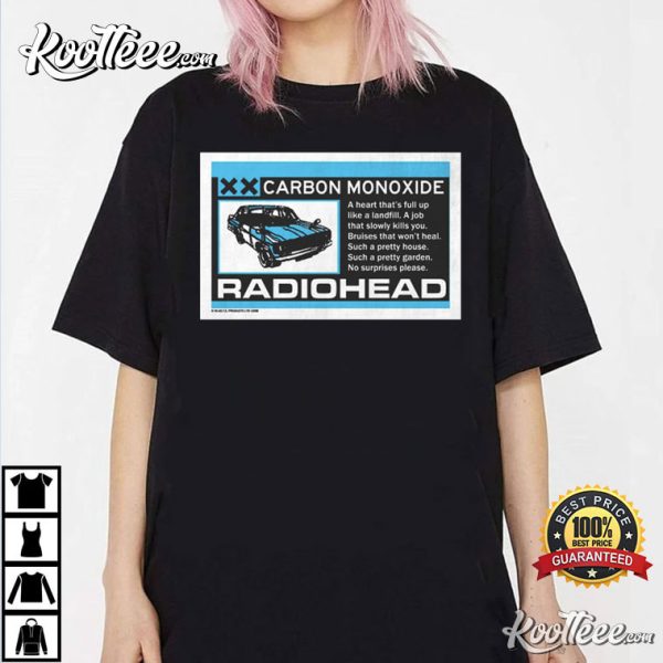 Radiohead Carbon Patch Merch Fan Gift T-Shirt