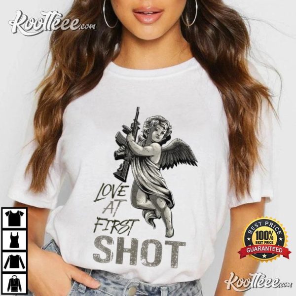 Angel Baby Love At First Shot T-Shirt