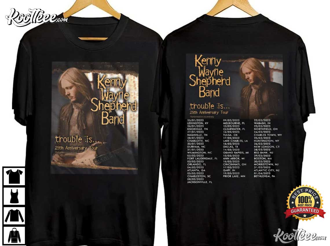 Kenny Wayne Shepherd Band 25th Anniversary 2023 Tour T-Shirt