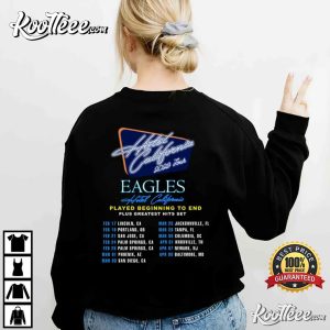 Eagles Hotel California Tour 2023 Rock Band T Shirt 3