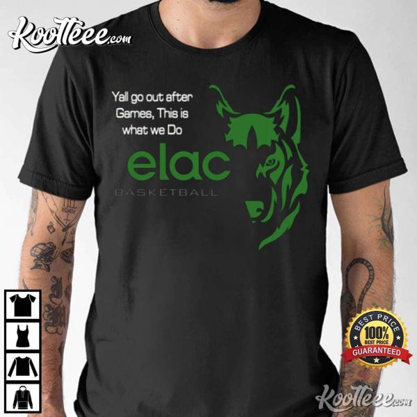 East La Los Angeles Elac Huskies Basketball Practice T-Shirt