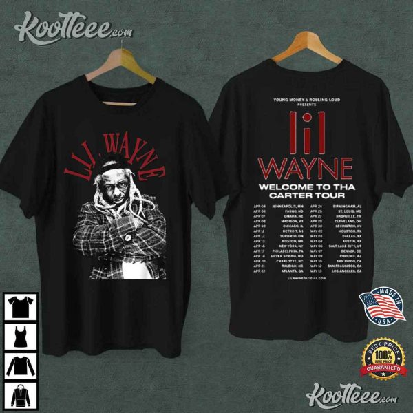 Lil Wayne Rapper 2023 Tour, Welcome To Tha Carter Tour T-Shirt