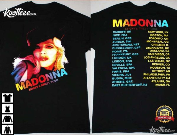 MADONNA Sticky & Sweet Tour 2008 T-Shirt