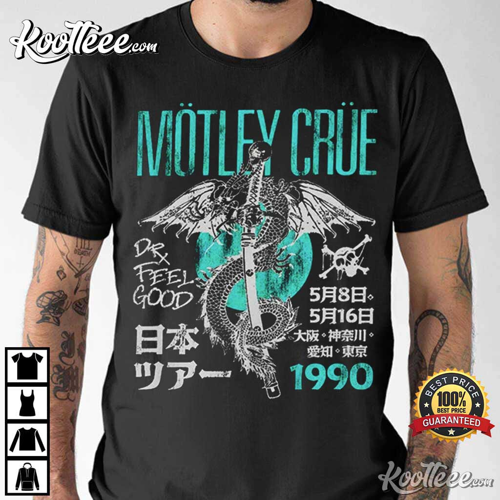 Motley Crue, Cinderella, Rock Band T-Shirt
