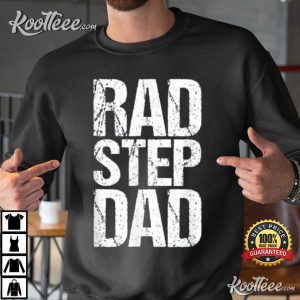 Mens Step Dad Rad Fathers Day T Shirt 4