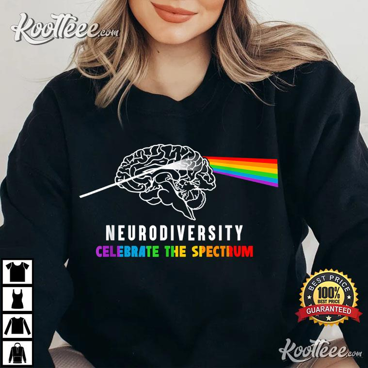 Neurodiversity Autism Spectrum Brain ASD And ADHD Awareness T-Shirt