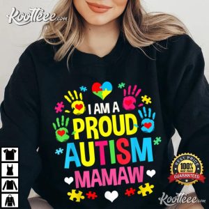 Im A Proud Autism Awareness Mom T Shirt 2