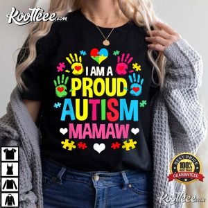 Im A Proud Autism Awareness Mom T Shirt 3