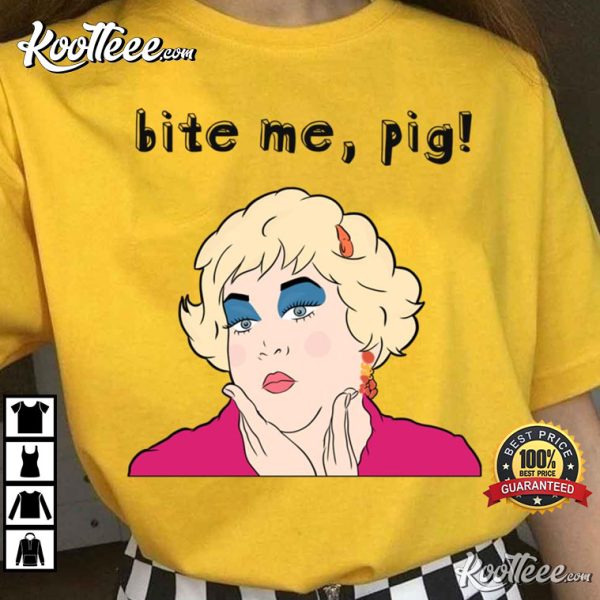 Bite Me Pig The Drew Carey Show T-Shirt