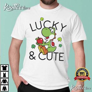 Cute Nintendo Super Mario Yoshi Lucky T Shirt 4