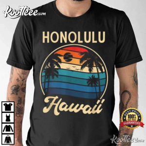 Retro Honolulu Hawaii Summer Vibe T Shirt 2