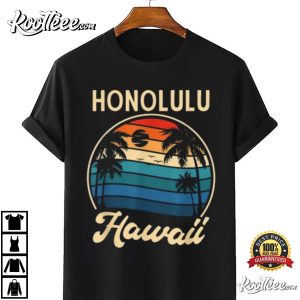 Retro Honolulu Hawaii Summer Vibe T Shirt 4