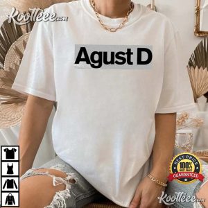 Agust D World Tour Suga Fan Gift Kpop T Shirt 2