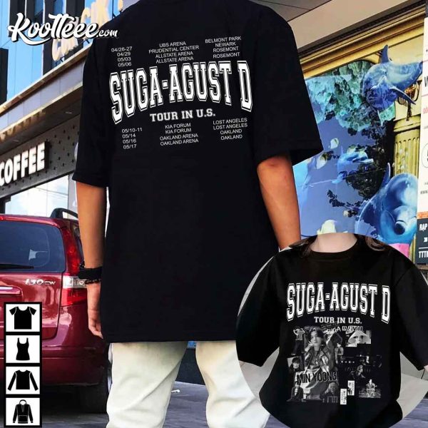Suga Agust D On Tour US 2023 T-Shirt