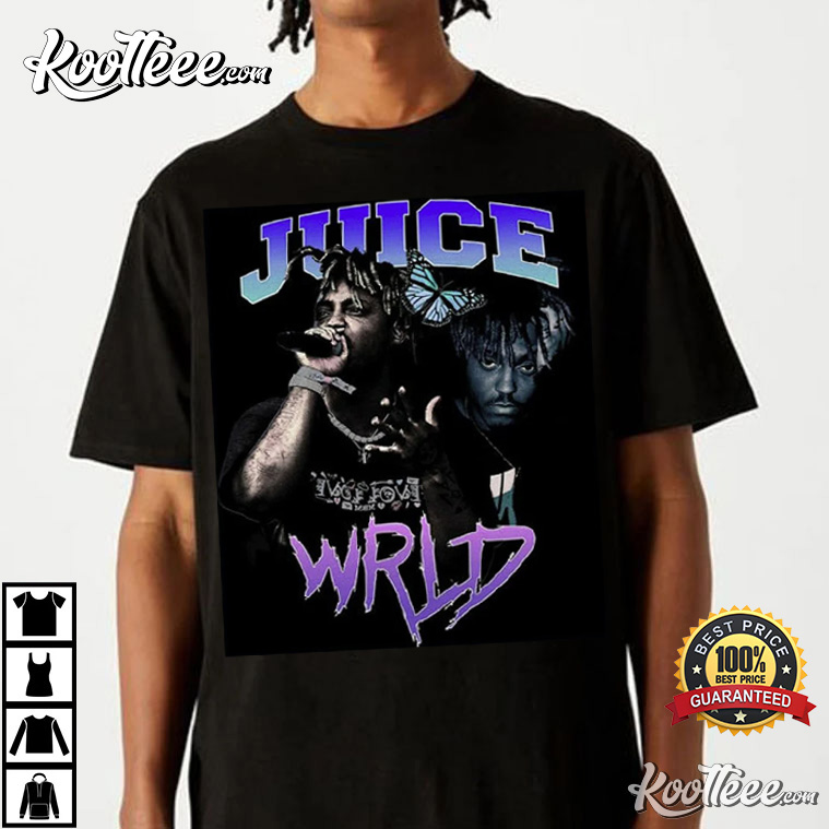 Juice Wrld Hip Hop Retro Vintage Bootleg Graphic T-Shirt