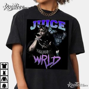Juice Wrld Hip Hop Retro Vintage Bootleg Graphic T Shirt 2