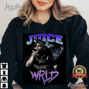 Juice Wrld Hip Hop Retro Vintage Bootleg Graphic T Shirt 3