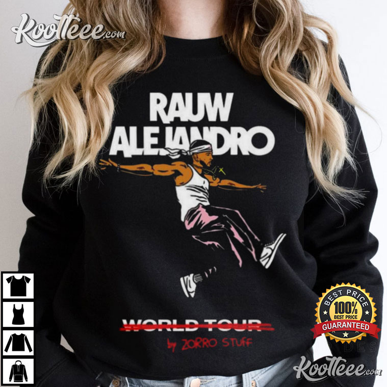 Rauw Alejandro World Tour By Zorro Stuff T-Shirt
