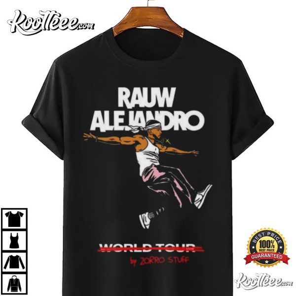 Rauw Alejandro World Tour By Zorro Stuff T-Shirt