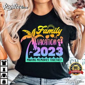 Family Vacation 2023 Summer Beach Vacation T Shirt 1