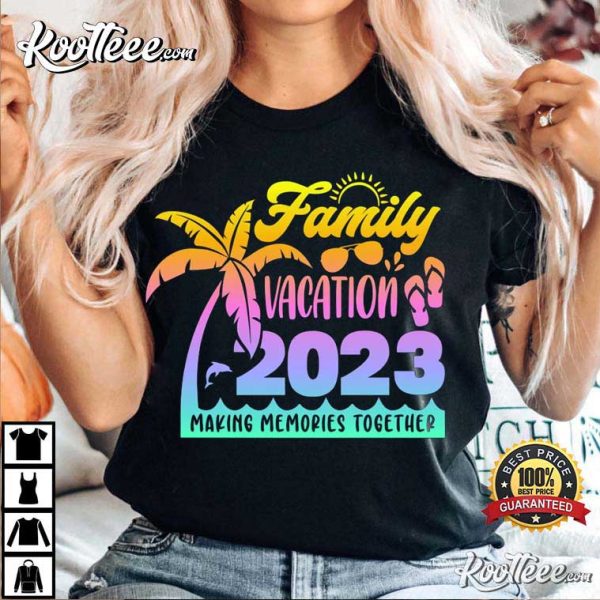 Family Vacation 2023 Summer Beach Vacation T-Shirt