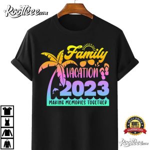 Family Vacation 2023 Summer Beach Vacation T Shirt 4
