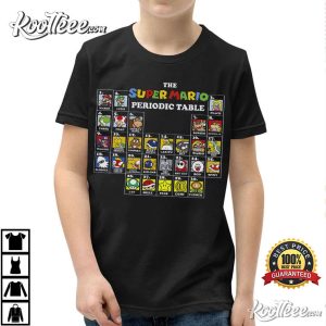 Nintendo Super Mario Periodic Table Of Characters T Shirt 2