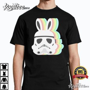 Funny Star Wars Stormtrooper Easter Bunny Ears T Shirt 2