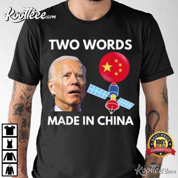 Chinese Spy Balloon Funny Surveillance Joe Biden T-Shirt